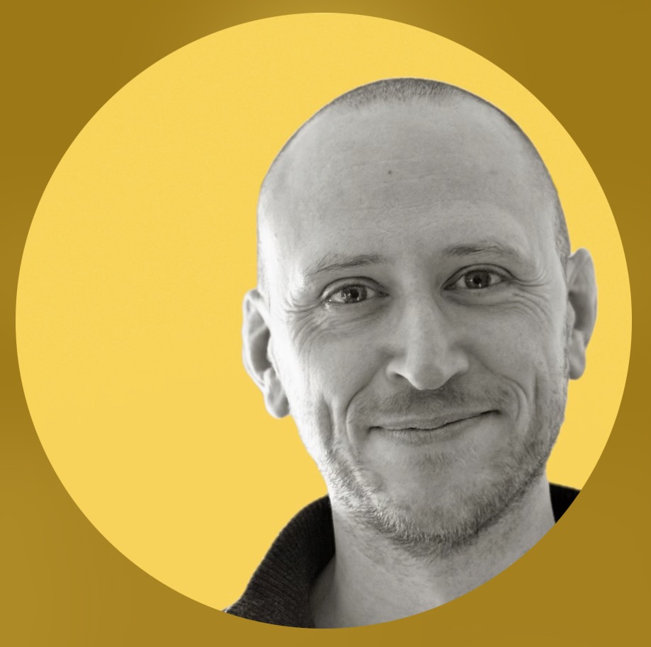 Me standing in front of some tents